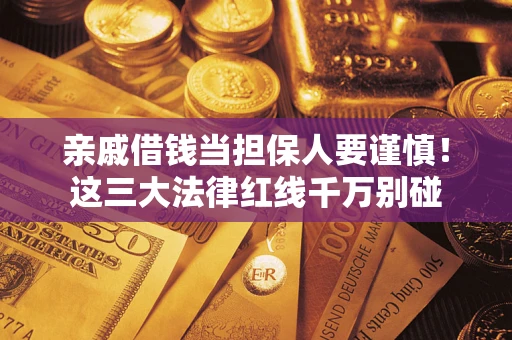 济南亲戚借钱当担保人要谨慎！这三大法律红线千万别碰