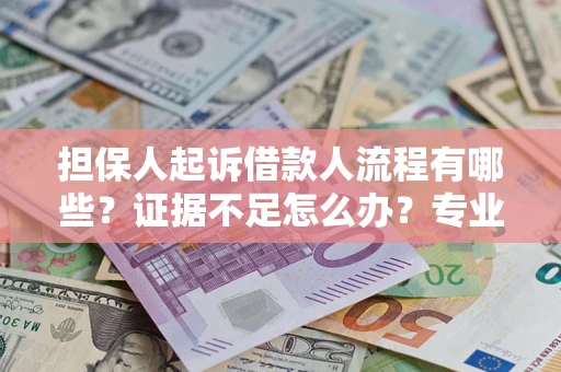 济南担保人起诉借款人流程有哪些？证据不足怎么办？专业律师解答
