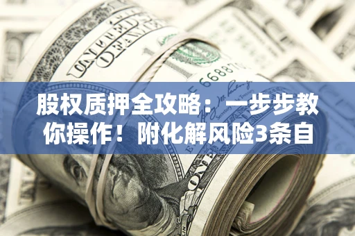 济南股权质押全攻略：一步步教你操作！附化解风险3条自救法则