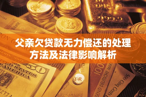 济南父亲欠贷款无力偿还的处理方法及法律影响解析