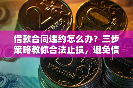 济南借款合同违约怎么办？三步策略教你合法止损，避免债务危机升级